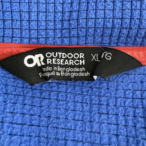 Outdoor Research Women's XL Blue Sweater Trail Mix Waffle Knit Athleisure Trails - Picture 6 of 15